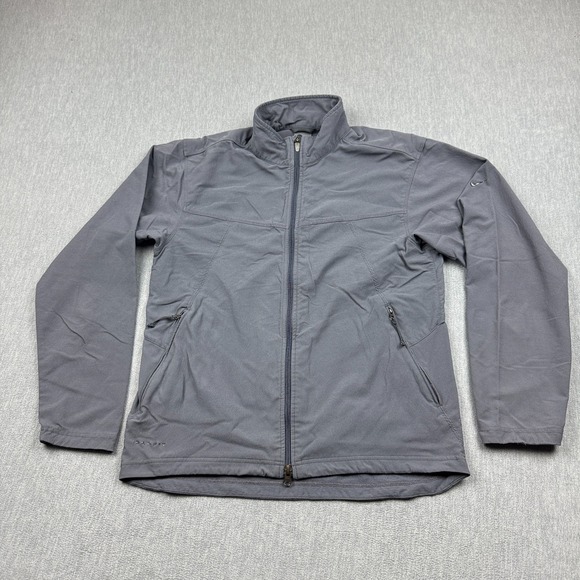Vintage Nike Jacket Womens Small Gray Dri-Fit Full Zip Training Athletic Y2K - Picture 1 of 11